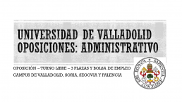 Administrativo Universidad de Valladolid. Convocatoria 2020