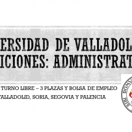Administrativo Universidad de Valladolid. Convocatoria 2020