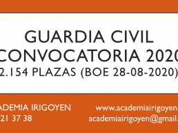 Guardia Civil Convocatoria 2020