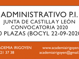 Administrativo PI JCyL 2020