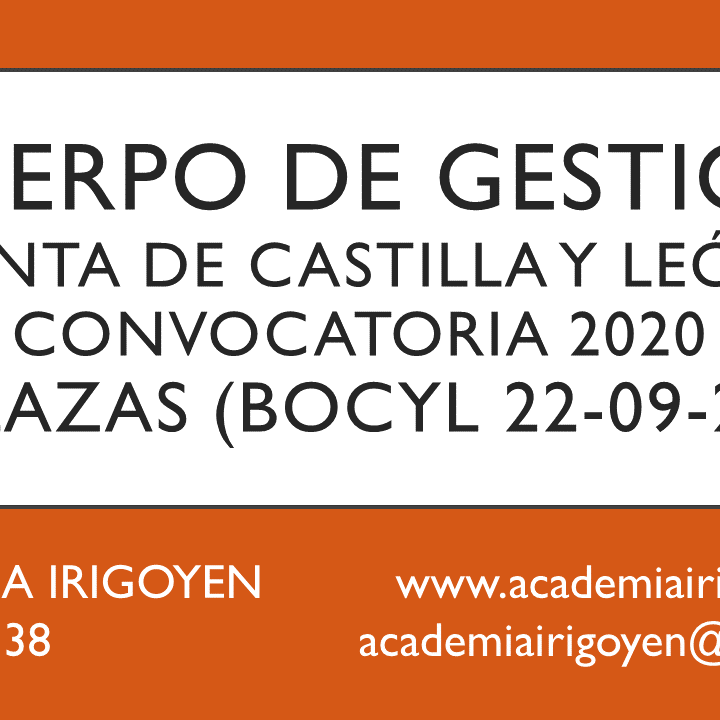 Gestión turno libre JCyL 2020