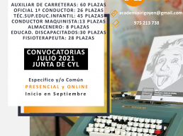 Próximas Convocatorias Personal Laboral 2021 Junta de Castilla y León