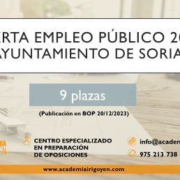 OEP 2023 Ayuntamiento de Soria
