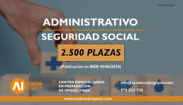 Administrativo Seguridad Social Convocatoria 2024