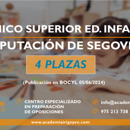 Técnico/a Superior Educación Infantil- Diputación de Segovia