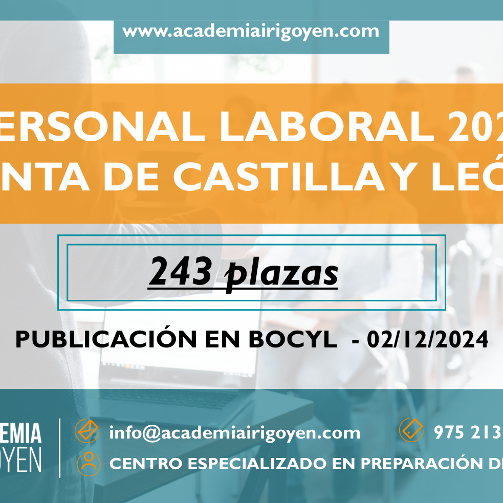 Personal Laboral Convocatorias 2024 (Parte II)