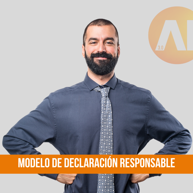 Modelo declaración responsable Oposiciones