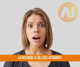 ¿Excluido/a de los listados?