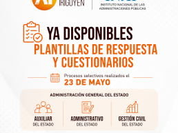plantilla oficial auxiliar administrativo estado 2026