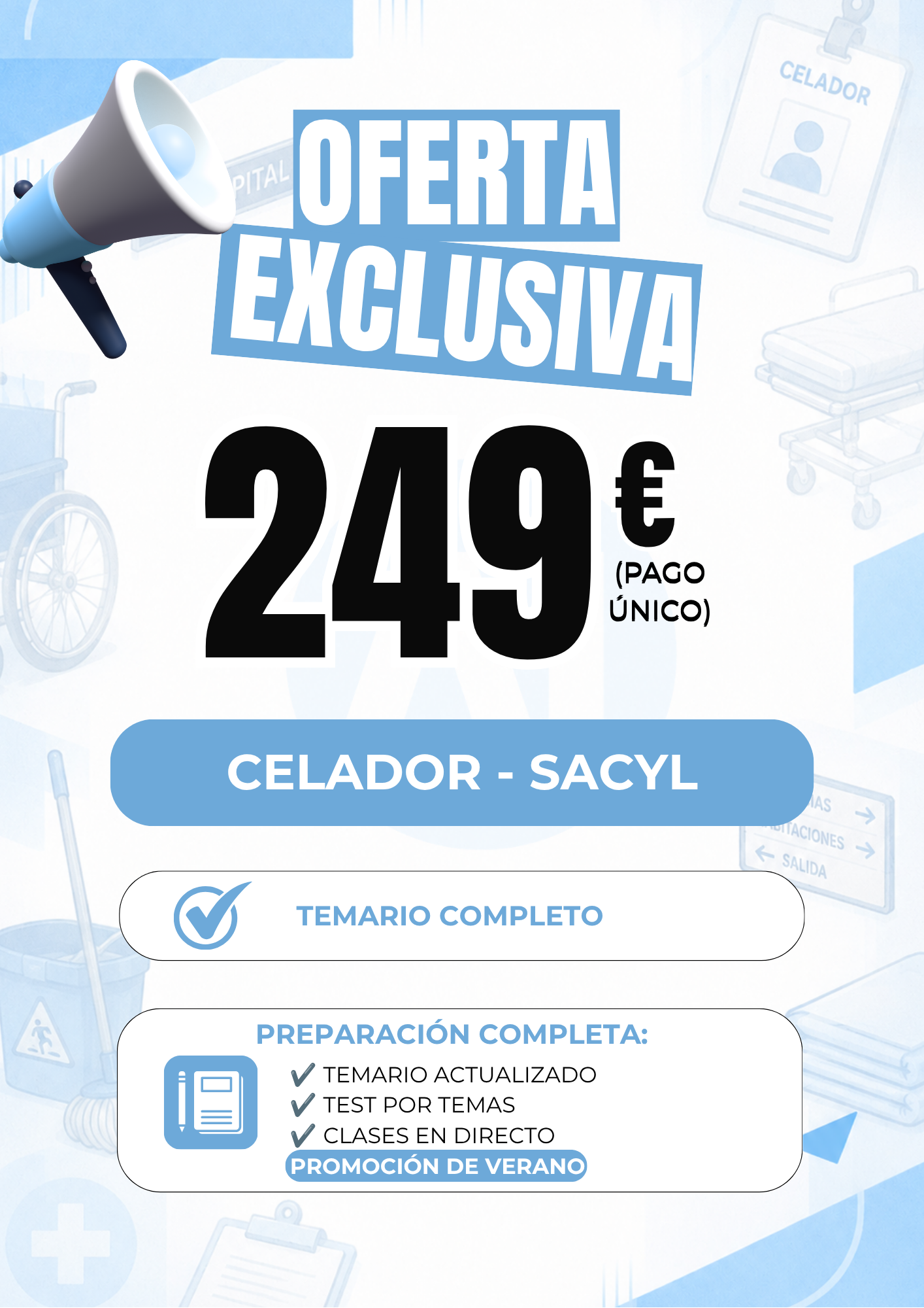 Preparación Celador SACYL Academia Irigoyen