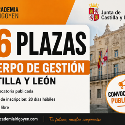 Cuerpo Gestión Castilla y León convocatoria de 86 plazas 2026