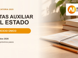 Notas Auxiliar del Estado. Convocatoria 2025. Ejercicio único