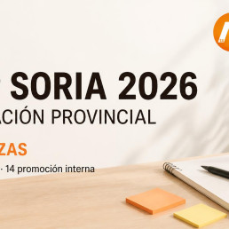 Academia Irigoyen y anuncio de la OEP de Soria 2026 con 40 plazas.